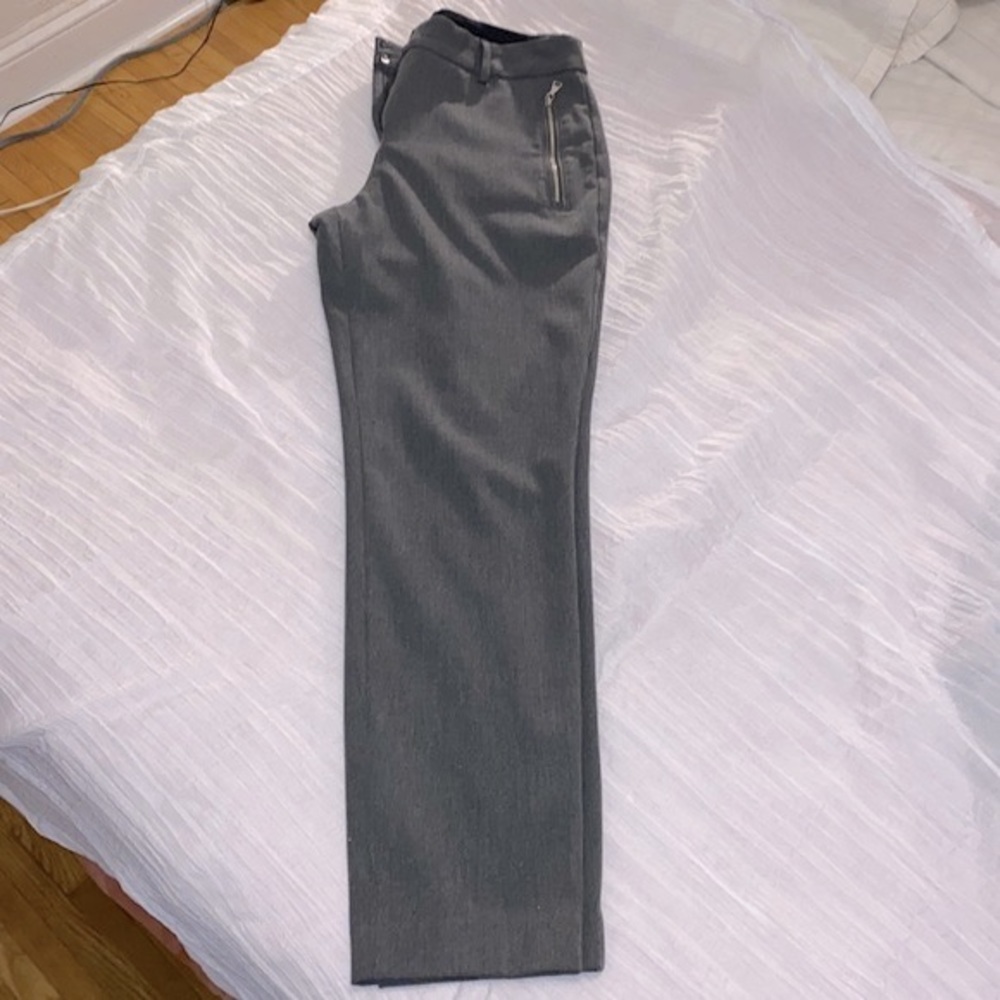 Express Columnist Pant | Size 4R | Boot Leg | Charcoal Gray